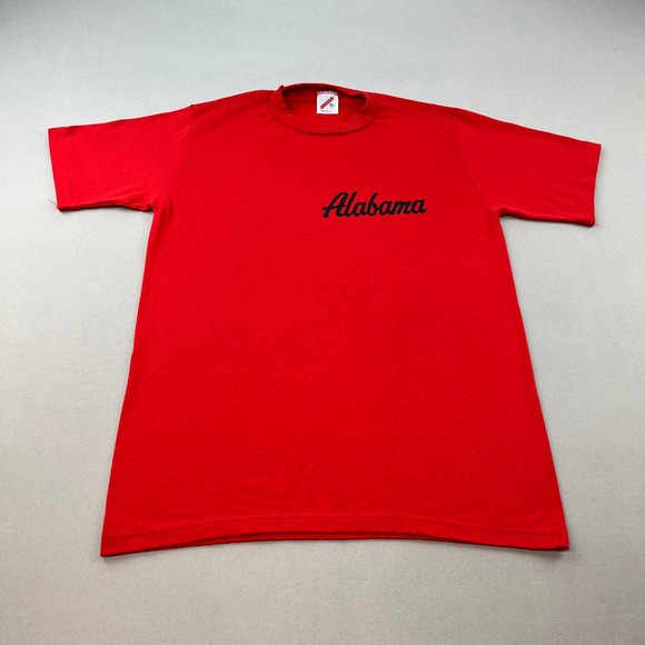 Jerzees Shirts Vintage Alabama Tshirt Adult Small Red Sweet Home